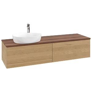 Meuble sous-vasque Villeroy &amp; Boch Antao 1600x360x500mm L37152HN avec éclairage avec structure FK/AP: HN/2