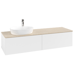 Meuble sous-vasque Villeroy &amp; Boch Antao 1600x360x500mm L37153MT avec éclairage avec structure FK/AP: MT/3