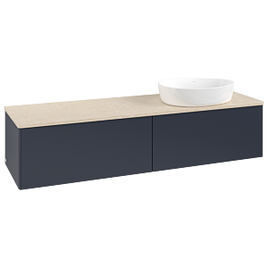 Meuble sous-vasque Villeroy &amp; Boch Antao 1600x360x500mm L38013HG avec éclairage FK/AP: HG/3