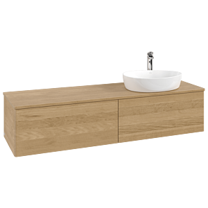 Villeroy &amp; Boch Antao vanity unit 1600x360x500mm L38051HN with lighting FK/AP: HN/1