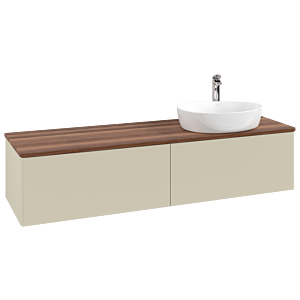 Villeroy &amp; Boch Antao vanity unit 1600x360x500mm L38052HJ with lighting FK/AP: HJ/2