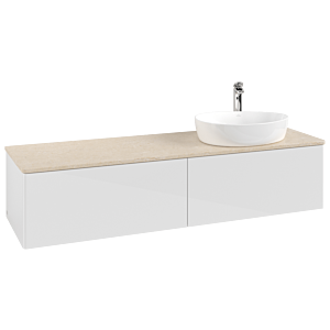 Meuble sous-vasque Villeroy &amp; Boch Antao 1600x360x500mm L38053GF avec éclairage FK/AP: GF/3