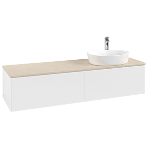 Meuble sous-vasque Villeroy &amp; Boch Antao 1600x360x500mm L38053MT avec éclairage FK/AP: MT/3