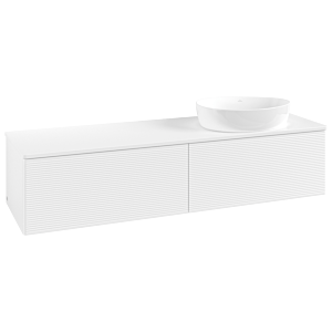 Meuble sous-vasque Villeroy &amp; Boch Antao 1600x360x500mm L38110MT avec éclairage avec structure FK/AP: MT/0
