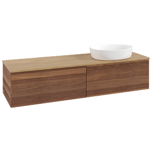 Meuble sous-vasque Villeroy &amp; Boch Antao 1600x360x500mm L38111HM avec éclairage avec structure FK/AP: HM/1
