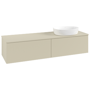 Meuble sous-vasque Villeroy &amp; Boch Antao 1600x360x500mm L38150HJ avec éclairage avec structure FK/AP: HJ/0