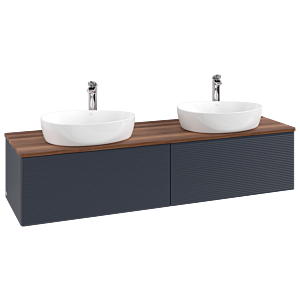 Meuble sous-vasque Villeroy &amp; Boch Antao 1600x360x500mm L39152HG avec éclairage avec structure FK/AP: HG/2