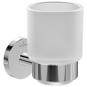 Villeroy et Boch Elements Tender porte-verres TVA15101800061 74x96x100mm, verre dépoli, chromé
