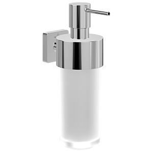 Villeroy and Boch Elements Striking soap dispenser TVA15200700061 chrome, 230ml, frosted glass