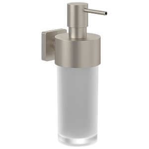 Villeroy und Boch Elements Striking Seifenspender TVA15200700064 brushed nickel black, 230ml, Glas satiniert