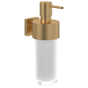 Villeroy et Boch Elements Striking distributeur de savon TVA15200700076 or brossé, 230ml, verre dépoli