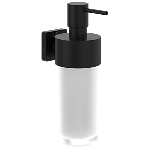 Villeroy and Boch Elements Striking soap dispenser TVA152007000K5 matt black, 230ml, frosted glass
