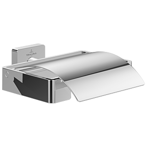 Villeroy and Boch Elements Striking toilet paper holder TVA15201300061 131x45x115mm, with lid, chrome
