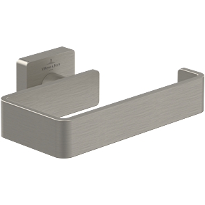 Villeroy and Boch Elements Striking toilet paper holder TVA15201400064 135x45x93mm, without lid, brushed nickel black