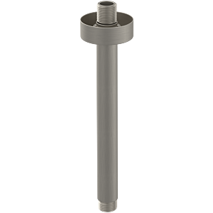 Villeroy &amp; Boch Universal Showers bras de douche TVC00045352064 rond, montage au plafond, nickel brossé noir