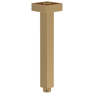 Villeroy &amp; Boch Universal Showers shower arm TVC00045454076 square, ceiling mounting, brushed gold