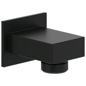 Villeroy &amp; Boch Universal Showers wall elbow TVC000457000K5 square, wall mounting, matt black
