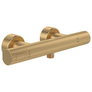 Villeroy & Boch Universal Taps & Fittings Brause-Thermostat TVS00001700076 rund, Wandmontage, brushed gold