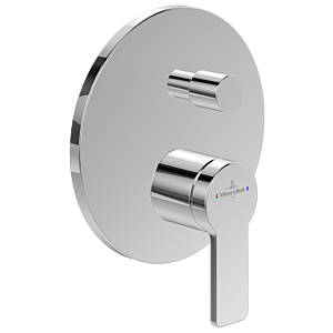 Villeroy and Boch Architectura trim set TVS10335300061 concealed single lever fitting, with automatic diverter, wall mounting, chrome