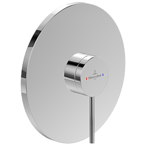 Villeroy und Boch Loop + Friends Fertigmontageset TVS10635211361 Unterputz-Einhebel-Duscharmatur, Wandmontage, chrom