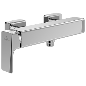 Villeroy und Boch Subway 3.0 Einhebel-Duscharmatur TVS11200100061 mit Rückflussschutz, Wandmontage, chrom