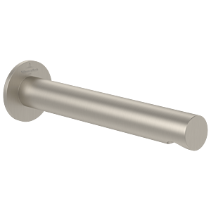 Bec de baignoire Villeroy et Boch Loop + Friends TVT10650515364 pour montage mural, nickel brossé noir