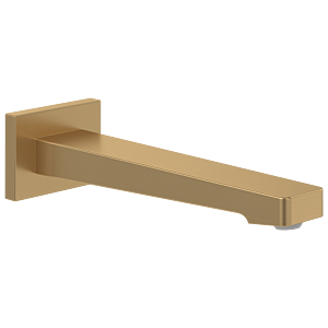 Bec de bain Villeroy et Boch TVT12500200076 75x55x224mm pour montage mural or brossé