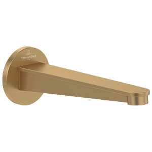 Villeroy und Boch Conum Badewannenauslauf TVT12700300076 Wandmontage, brushed gold