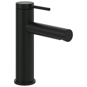 Villeroy und Boch Loop + Friends Einhebel-Waschtischarmatur TVW106102153K5 mit Zugstangen-Ablaufgarnitur, matt black