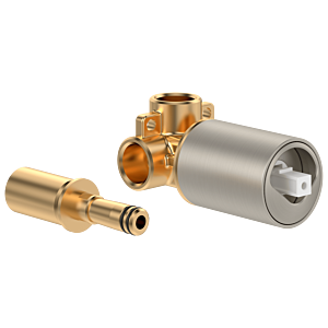 Villeroy and Boch Loop + Friends universal installation body TVW10611B15064 for concealed single-lever fitting, brushed nickel black