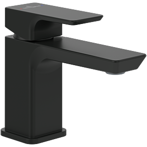 Villeroy et Boch Subway 3.0 monocommande mitigeur lavabo TVW112001001K5 sans garniture de vidange , noir mat