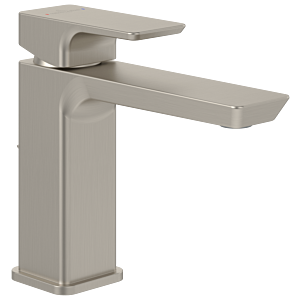 Villeroy and Boch Subway 3.0 single lever basin mixer TVW11200200064 with pop-up waste set, brushed nickel black