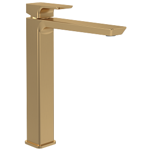 Villeroy und Boch Subway 3.0 Einhebel-Waschtischarmatur TVW11200400076 erhöht, ohne Ablaufgarnitur, brushed gold