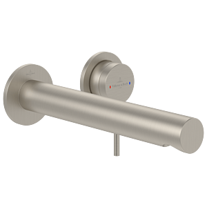 Villeroy and Boch Loop + Friends trim set TVZ10601000064 concealed two-hole single lever basin mixer, without waste set, wall mounting, brushed nickel black