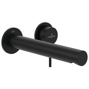 Villeroy and Boch Loop + Friends trim set TVZ106010000K5 concealed two-hole single lever basin mixer, without waste set, wall mounting, matt black
