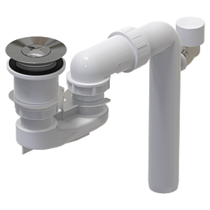 Villeroy and Boch waste and overflow set U90953061 chrome-plated, without overflow