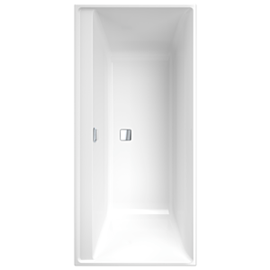 Villeroy and Boch Collaro rectangular bathtub UBA160COR2DV-01 160x75cm, built-in version chrome, tub color white alpine