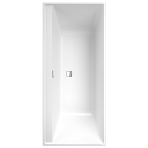Villeroy and Boch Collaro rectangular bathtub UBA170COR2DV-01 170x75cm, built-in version chrome, tub color white alpine