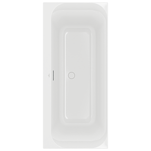 Villeroy und Boch Loop & friends Eck-Badewanne Duo UBA170LSF2V-01 170x75cm, eckige Innenform, weiß