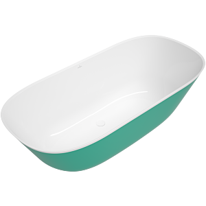 Villeroy und Boch Theano Badewanne Q175ANH7F2BCV01 175x80cm, freistehend, Schürze Colour on Demand, weiß