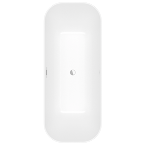 Villeroy und Boch Finion Rechteck-Freistehwanne 177FIN7A1BCV2RW 170 x 70 cm, Design-Ring, Schürze Colour on Demand, stone white, chrom