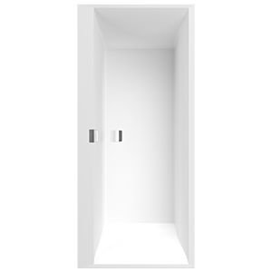 Villeroy und Boch Squaro Edge 12 Rechteck-Badewanne UBQ180SQE2DV-RW 180 x 80 cm, stone white, Ablauf mittig