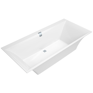 Villeroy & Boch Squaro Edge 12 Badewanne UBQ190SQE2DV01, 190 x 90 cm, Quaryl, weiss