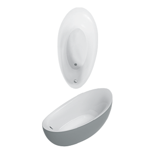 Villeroy et Boch Aveo new generation Q194AVE9W1BCV01 spéciale Q194AVE9W1BCV01 190 x 95 cm, spécial, avec garniture de vidage , blanc