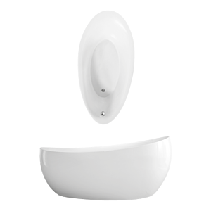 Villeroy & Boch Baignoire Aveo New Generation UBQ194AVE9T1V-01 1900 x 950 x 443 mm blanc En ilôt