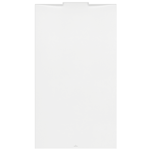 Receveur de douche Villeroy et Boch Wallway 1600x900x30mm rectangulaire UDQ1690WAL2BVRW installation affleurante Pierre Blanc