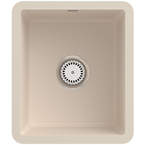 Villeroy und Boch Unterbauspüle 332401FU mit Ablaufgarnitur und Handbetätigung, Ivory