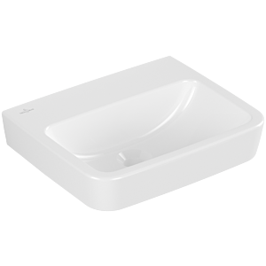 Villeroy and Boch O.novo built-in / top Cloakroom basin 43444F01 45x37cm, square, without tap hole, without overflow, white