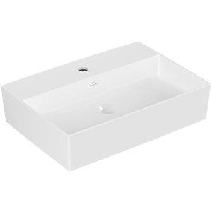Villeroy & Boch Memento 2.0 Waschtisch 4A0761R1 60x42cm, mit Hahnloch, ohne Überlauf, Weiß C+