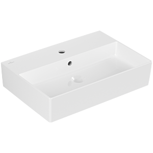 Villeroy und Boch Memento 2.0 Waschtisch 4A2260R1 60x42cm, mit Hahnloch und Überlauf, Weiß C+